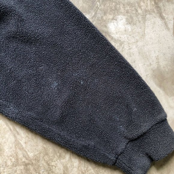 GIANFRANCO FERRE STUDIO vintage black zip up fleece Sz L - Picture 9 of 10